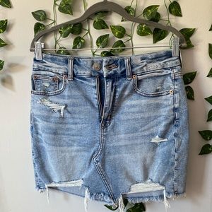 american eagle stretchy denim skirt‼️‼️